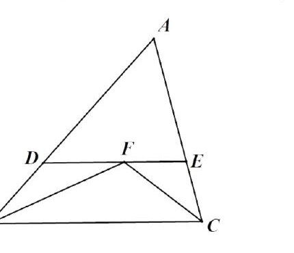 例1 题图 · △ABC 与角平分线