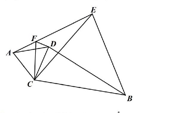 例2 题图 · 两个共顶点等腰 △ACD、△BCE